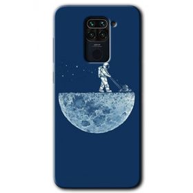 Xiaomi Redmi Note 9 Uzay İşçisi Baskılı Uyumlu Silikon Kılıf
