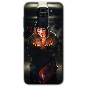 Xiaomi Redmi Note 9 V for Fire Baskılı Uyumlu Silikon Kılıf