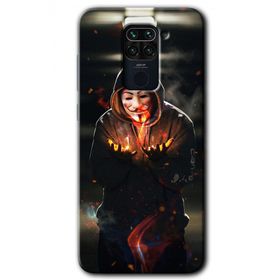 Xiaomi Redmi Note 9 V for Fire Baskılı Uyumlu Silikon Kılıf