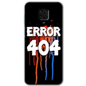 Xiaomi Redmi Note 9S 404 Error Baskılı Uyumlu Silikon Kılıf