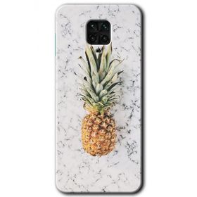 Xiaomi Redmi Note 9S Ananas Baskılı Uyumlu Silikon Kılıf