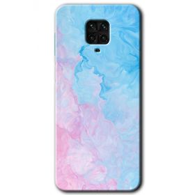 Xiaomi Redmi Note 9S Blue Art Baskılı Uyumlu Silikon Kılıf