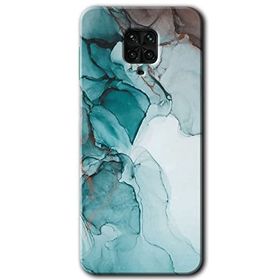 Xiaomi Redmi Note 9S Buzul Mermer Baskılı Uyumlu Silikon Kılıf