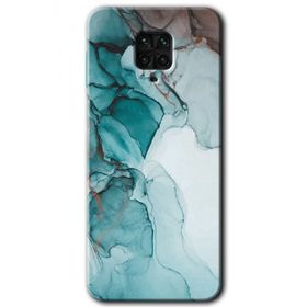 Xiaomi Redmi Note 9S Buzul Mermer Baskılı Uyumlu Silikon Kılıf