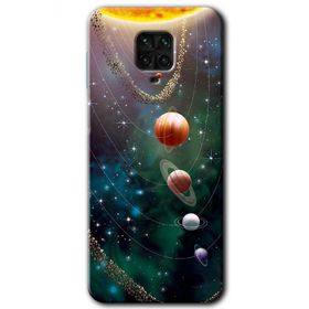 Xiaomi Redmi Note 9S Cosmos Baskılı Uyumlu Silikon Kılıf