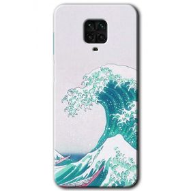 Xiaomi Redmi Note 9S Dalga Baskılı Uyumlu Silikon Kılıf