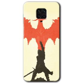 Xiaomi Redmi Note 9S Dragon Hunter 1 Baskılı Uyumlu Silikon Kılıf
