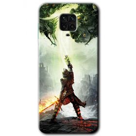 Xiaomi Redmi Note 9S Dragon Hunter Baskılı Uyumlu Silikon Kılıf
