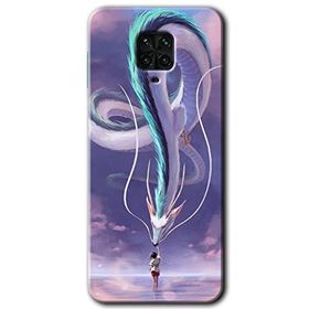 Xiaomi Redmi Note 9S Dragon Snake Baskılı Uyumlu Silikon Kılıf