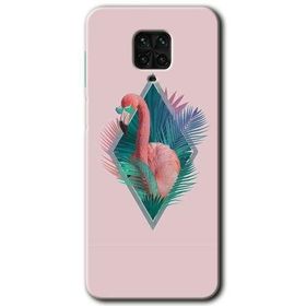 Xiaomi Redmi Note 9S Flamingo Baskılı Uyumlu Silikon Kılıf