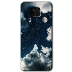 Xiaomi Redmi Note 9S Gece Gökyüzü Baskılı Uyumlu Silikon Kılıf