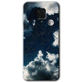 Xiaomi Redmi Note 9S Gece Gökyüzü Baskılı Uyumlu Silikon Kılıf
