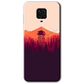 Xiaomi Redmi Note 9S Gözlem Kulesi Baskılı Uyumlu Silikon Kılıf