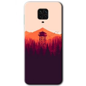 Xiaomi Redmi Note 9S Gözlem Kulesi Baskılı Uyumlu Silikon Kılıf