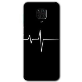 Xiaomi Redmi Note 9S Heart Rytm Baskılı Uyumlu Silikon Kılıf