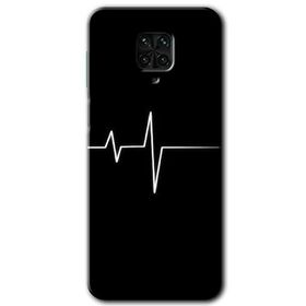 Xiaomi Redmi Note 9S Heart Rytm Baskılı Uyumlu Silikon Kılıf