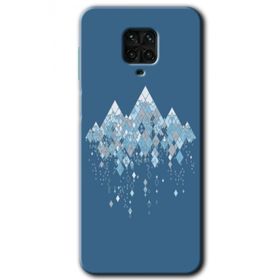 Xiaomi Redmi Note 9S İceberg Baskılı Uyumlu Silikon Kılıf