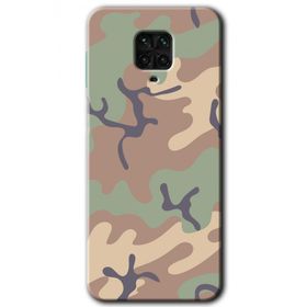 Xiaomi Redmi Note 9S Kamuflaj 29 Baskılı Uyumlu Silikon Kılıf
