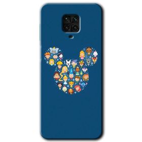 Xiaomi Redmi Note 9S Kara Kedi Baskılı Uyumlu Silikon Kılıf