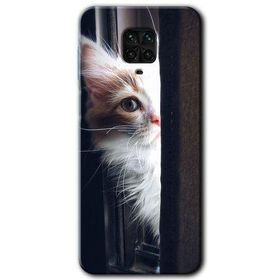 Xiaomi Redmi Note 9S Kedi Bakışı Baskılı Uyumlu Silikon Kılıf