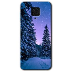 Xiaomi Redmi Note 9S Kış Manzarası Baskılı Uyumlu Silikon Kılıf