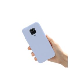 Xiaomi Redmi Note 9S Lila Uyumlu Silikon Kılıf