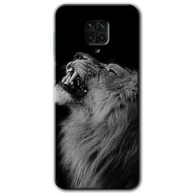 Xiaomi Redmi Note 9S Lion Baskılı Uyumlu Silikon Kılıf