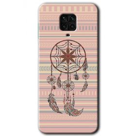 Xiaomi Redmi Note 9S Mandala Retro Baskılı Uyumlu Silikon Kılıf