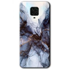 Xiaomi Redmi Note 9S Otantik Mermer Baskılı Uyumlu Silikon Kılıf