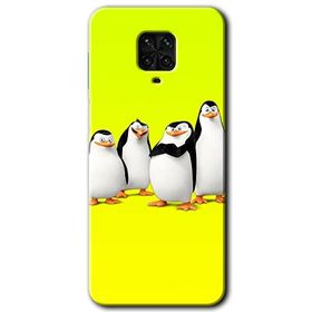 Xiaomi Redmi Note 9S Penguenler Baskılı Uyumlu Silikon Kılıf