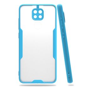 Xiaomi Redmi Note 9s Platin Silikon - Mavi Kılıf