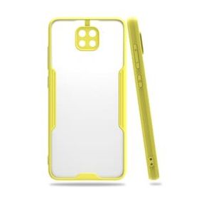 Xiaomi Redmi Note 9s Platin Silikon - Sarı Kılıf