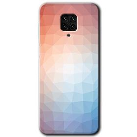Xiaomi Redmi Note 9S Polygon Graident 3 Baskılı Uyumlu Silikon Kılıf