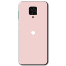 Xiaomi Redmi Note 9S Sade Kalp Baskılı Uyumlu Silikon Kılıf