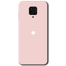 Xiaomi Redmi Note 9S Sade Kalp Baskılı Uyumlu Silikon Kılıf