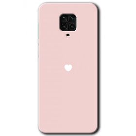 Xiaomi Redmi Note 9S Sade Kalp Baskılı Uyumlu Silikon Kılıf