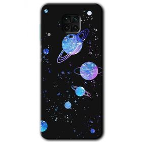Xiaomi Redmi Note 9S Samanyolu Galaksi Baskılı Uyumlu Silikon Kılıf