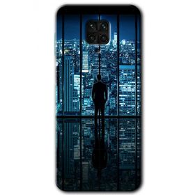 Xiaomi Redmi Note 9S Şehir Manzarası Baskılı Uyumlu Silikon Kılıf