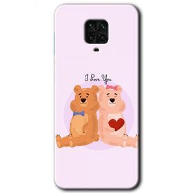 Xiaomi Redmi Note 9S Sevgili Ayıcık Baskılı Uyumlu Silikon Kılıf