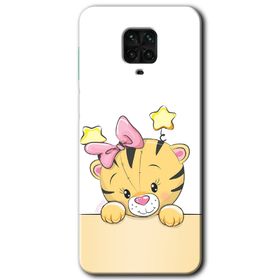 Xiaomi Redmi Note 9S Sevimli Kedi Baskılı Uyumlu Silikon Kılıf
