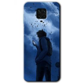 Xiaomi Redmi Note 9S Sonbahar Yalnızlığı Baskılı Uyumlu Silikon Kılıf