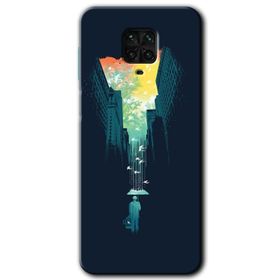 Xiaomi Redmi Note 9S Spots Lilac Baskılı Uyumlu Silikon Kılıf