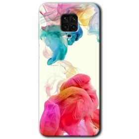 Xiaomi Redmi Note 9S Spots Lilac Baskılı Uyumlu Silikon Kılıf