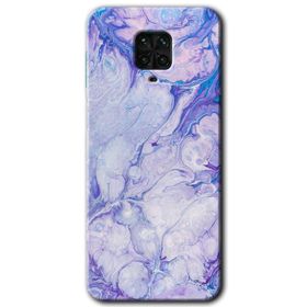 Xiaomi Redmi Note 9S Spots Lilac Baskılı Uyumlu Silikon Kılıf