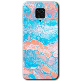 Xiaomi Redmi Note 9S Spots Lilac Baskılı Uyumlu Silikon Kılıf