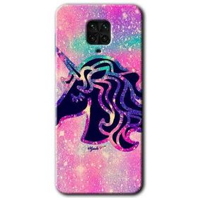 Xiaomi Redmi Note 9S Unicorn Kristal Baskılı Uyumlu Silikon Kılıf