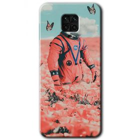 Xiaomi Redmi Note 9S Uzay Bahçesi Baskılı Uyumlu Silikon Kılıf