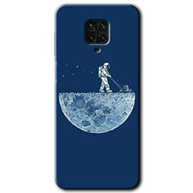 Xiaomi Redmi Note 9S Uzay İşçisi Baskılı Uyumlu Silikon Kılıf