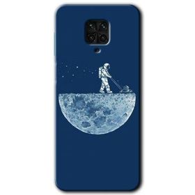 Xiaomi Redmi Note 9S Uzay İşçisi Baskılı Uyumlu Silikon Kılıf