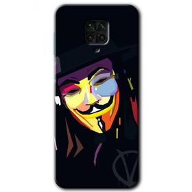 Xiaomi Redmi Note 9S Vendetta Baskılı Uyumlu Silikon Kılıf